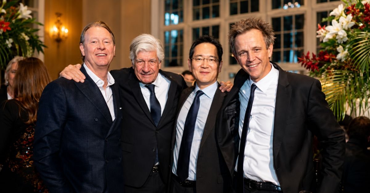 Elon Musk and Hans Vestberg