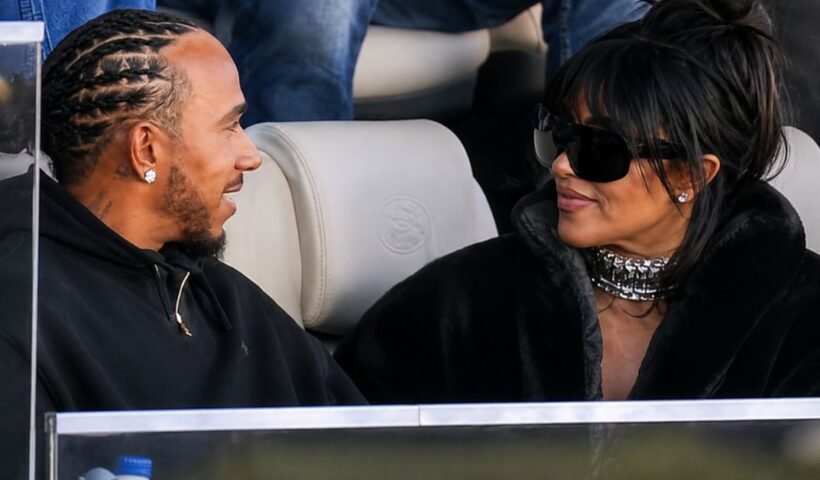 Kim Kardashian Lewis Hamilton