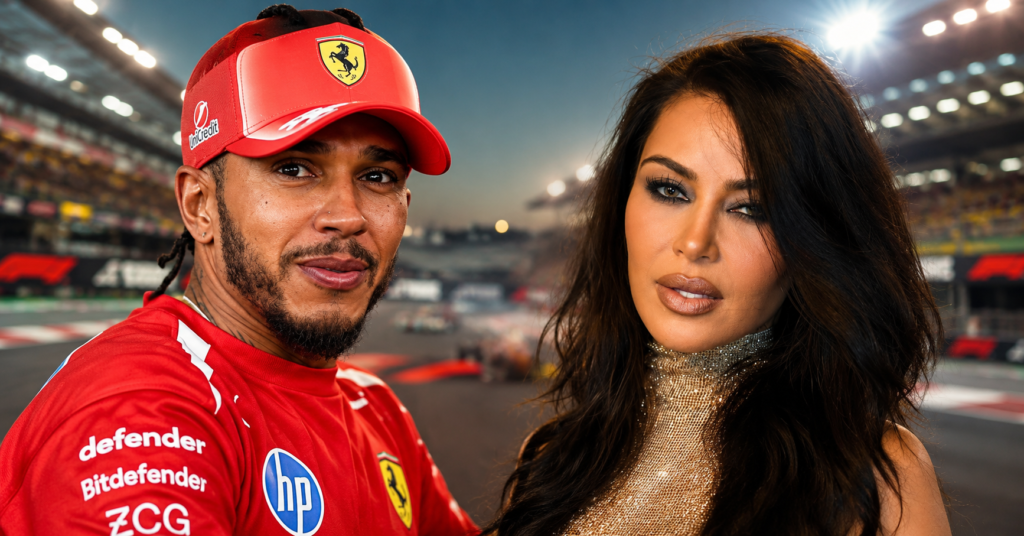 Kim Kardashian Lewis Hamilton